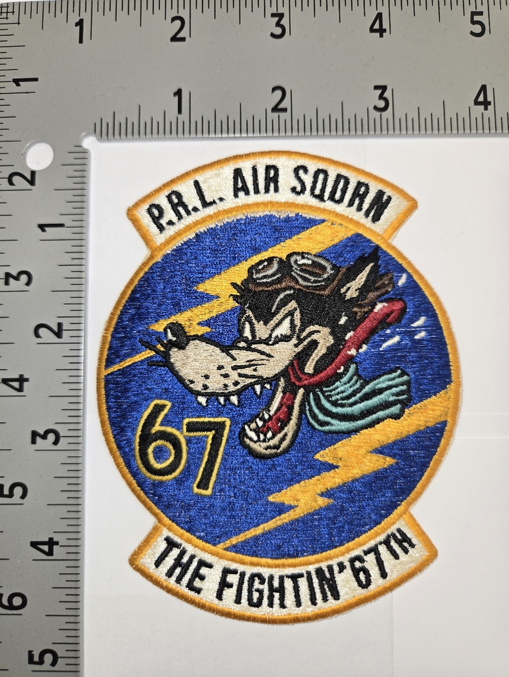 Polo Ralph Lauren Patches Blue & Yellow PRL'The Fightin' 67th' Patch